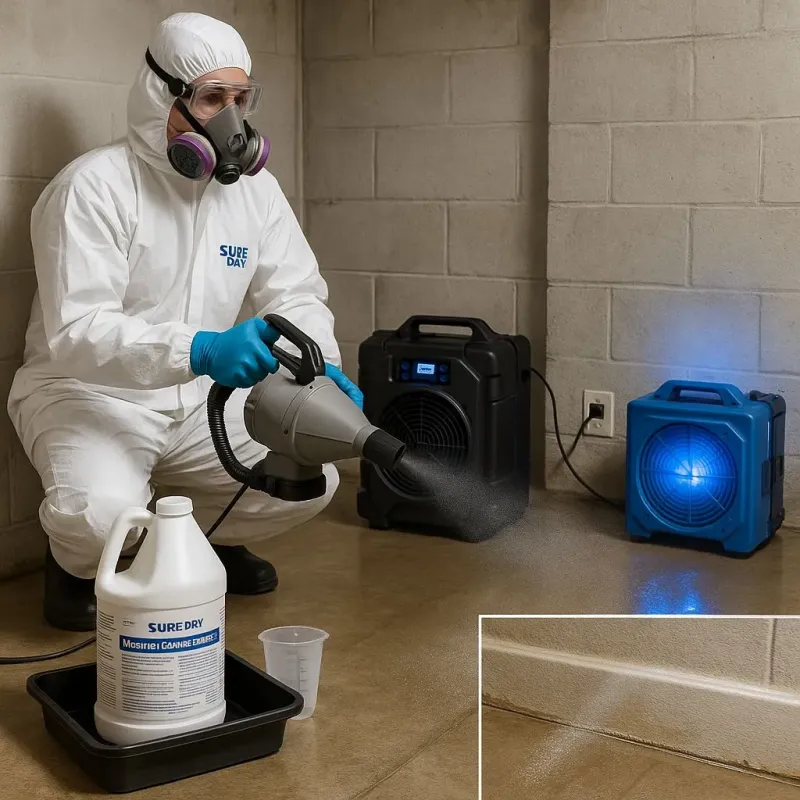 Sanitization and Odor Removal process in Falls County, TX