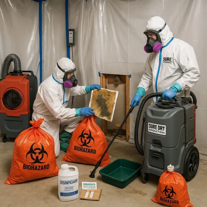 Contaminated Water Handling Protocols process in Falls County, TX