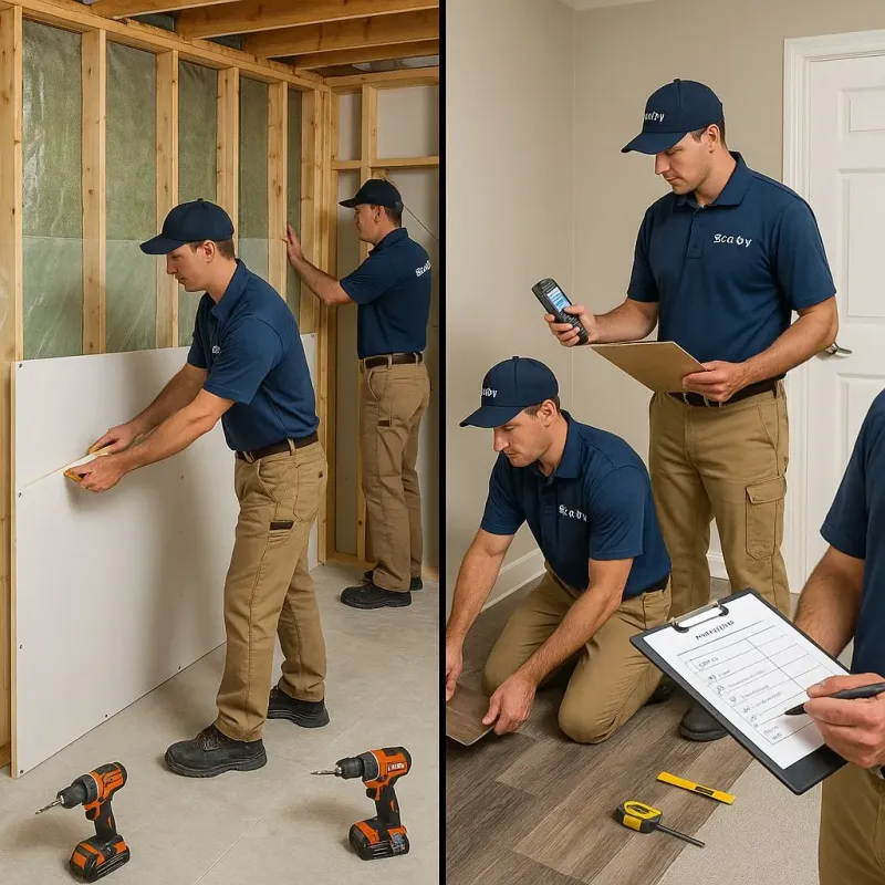 Repairs and Reconstruction process in Falls County, TX