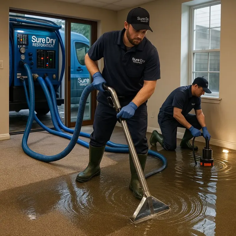 Water Extraction and Removal process in Falls County, TX